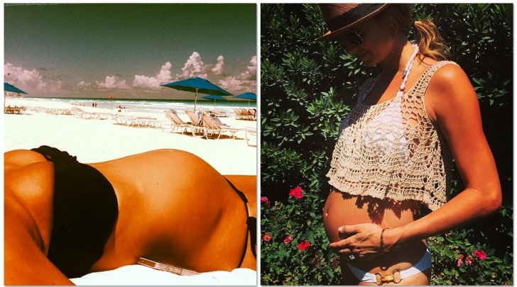 Stacy Keibler mostra il pancione