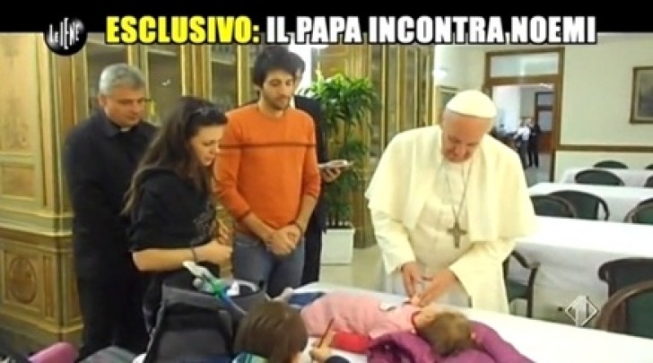 Papa Francesco da Noemi