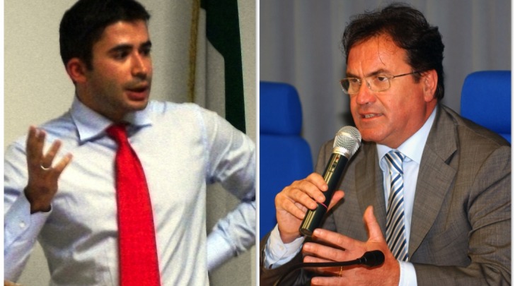 Silvio Paolucci (PD) e Mauro Febbo (FI)