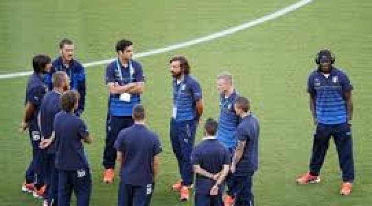 Azzurri in allenamento