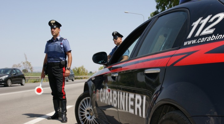 Carabinieri arresto ubriaco