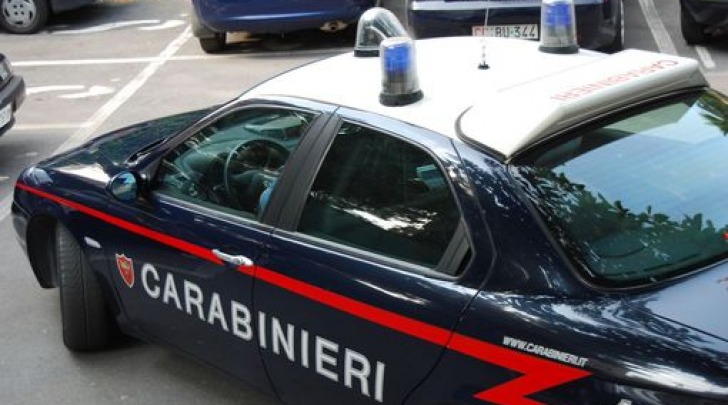 Carabinieri Auto contro moto