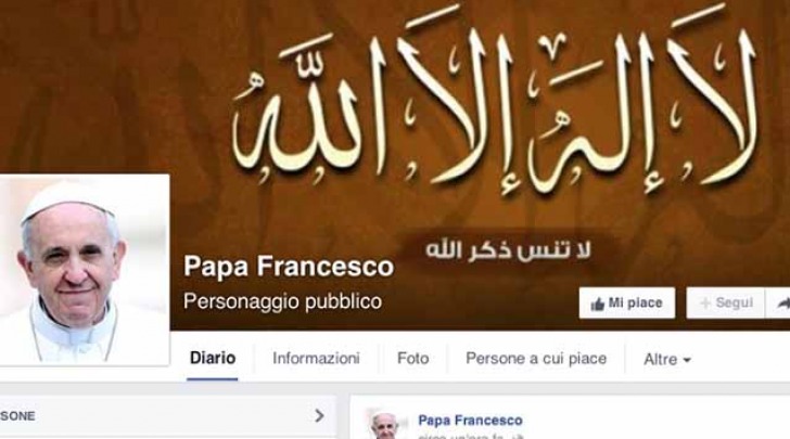 Pagina facebook Papa Francesco