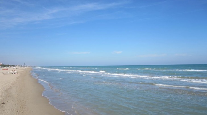 La spiaggia di Tortoreto