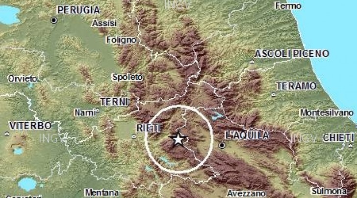 scossa terremoto Antrodoco