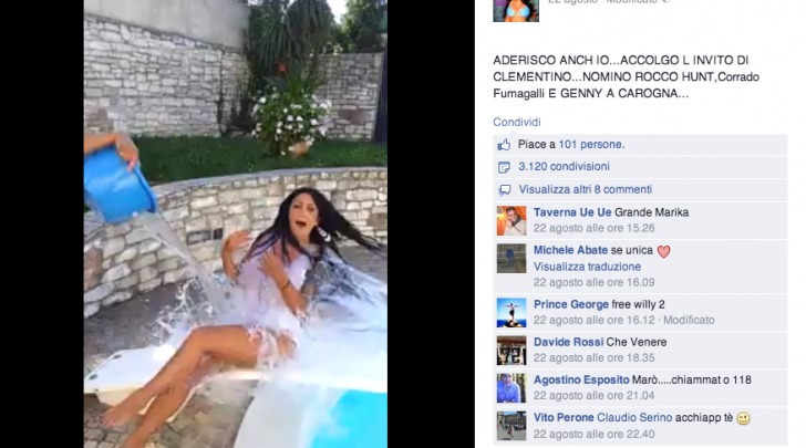 Marika Fruscio Ice Bucket Challenge