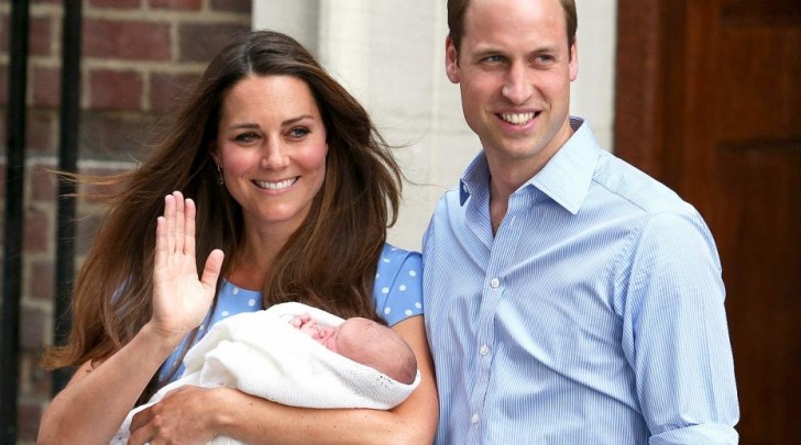 William, Kate e George