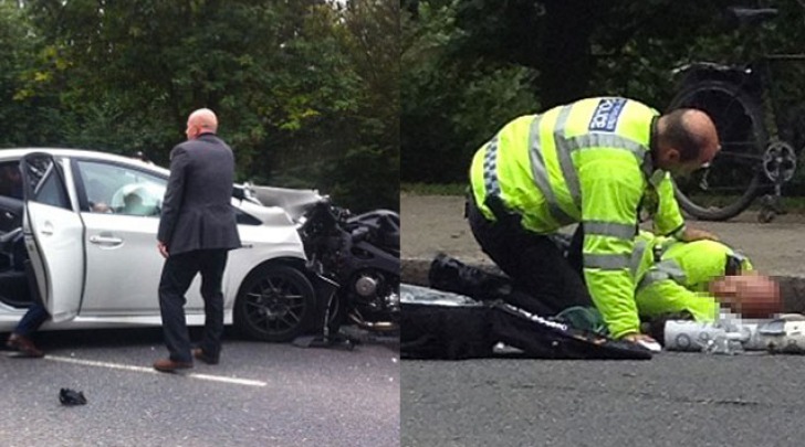 incidente automobilistico Principe Harry 