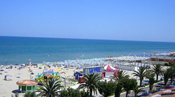 La spiaggia di Alba Adriatica