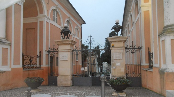 L'ingresso del cimitero di Chieti