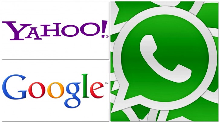Yahoo! - Google - WhatsApp