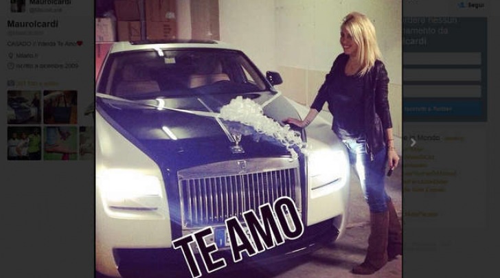 Wanda Nara Rolls Royce