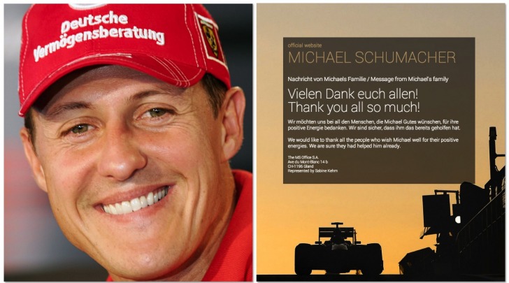 Michael Schumacher, website