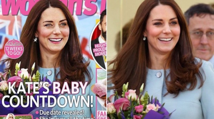 Kate Middleton deturpata