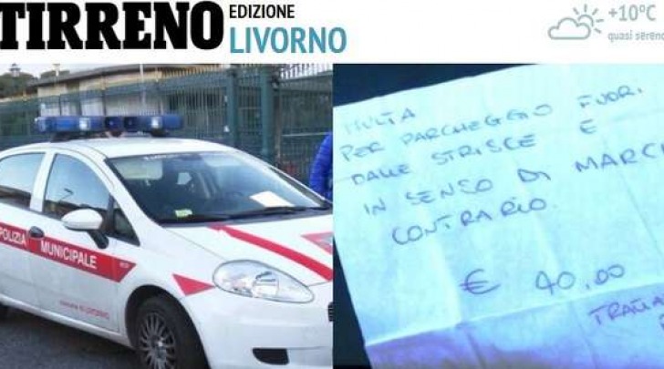 Multa ai vigili