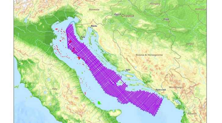 Mappa trivellazioni croate