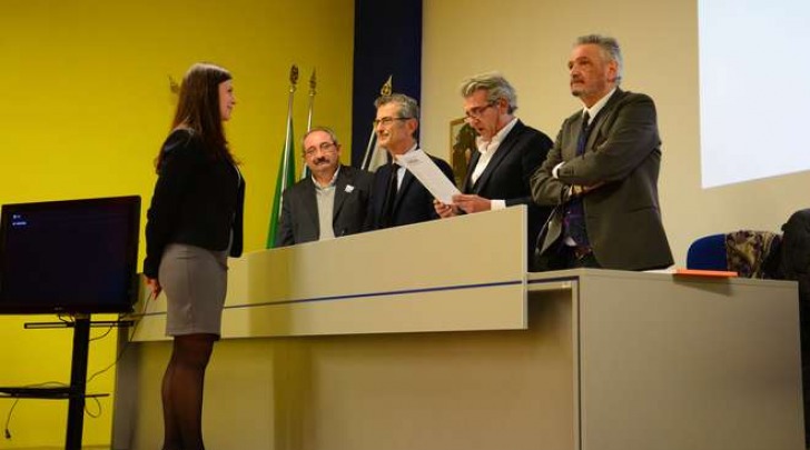 Elisabetta Ballarin consegue la laurea specialistica (Fotogramma)