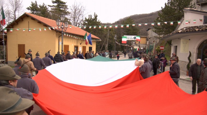 Il raduno degli Alpini ad Isola del Gran Sasso