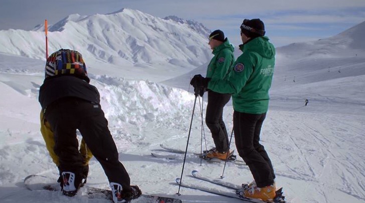 Controllo piste da sci Corpo Forestale