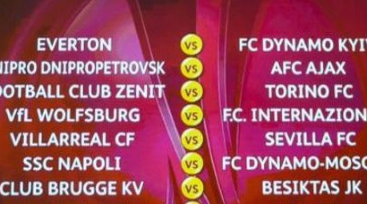 Europa League, i sorteggi degli ottavi di finale (Ansa)