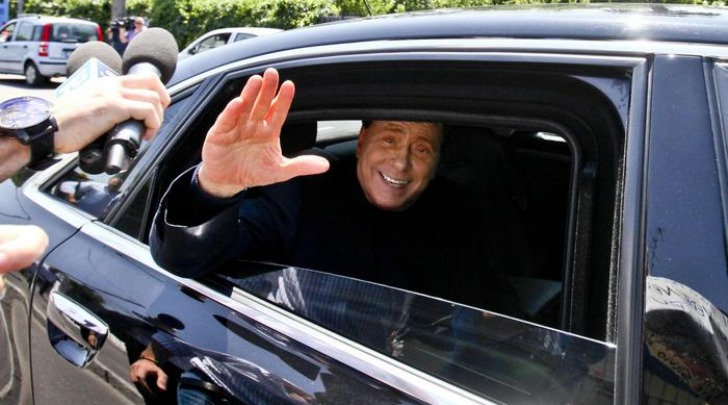 Foto Ansa-Berlusconi