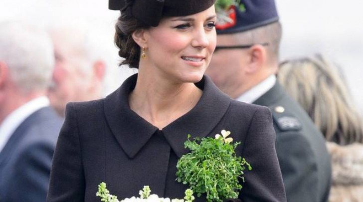 Kate Middleton alla parata per la festa di San Patrick