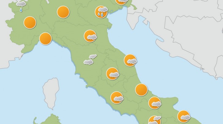 previsioni meteo di oggi