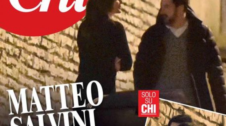 Elisa Isoardi e Matteo Salvini bacio su Chi