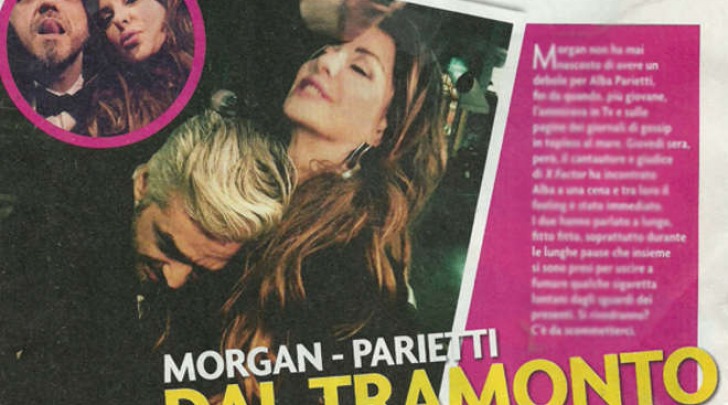 Morgan e Alba Parietti (Novella2000)