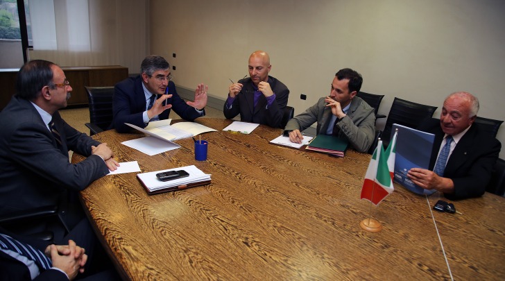 D'Alfonso incontra Confcommercio Abruzzo e Comune di Pescara