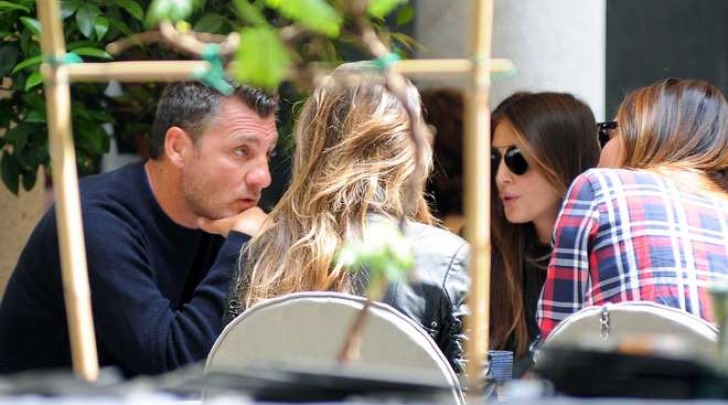 Bobo Vieri a pranzo con Cristina Buccino (Olycom)