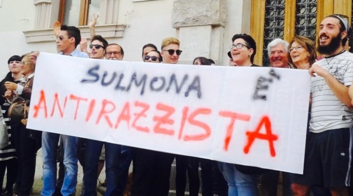 Manifestazione Sulmona-foto ansa