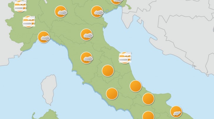 meteo lunedì e martedì