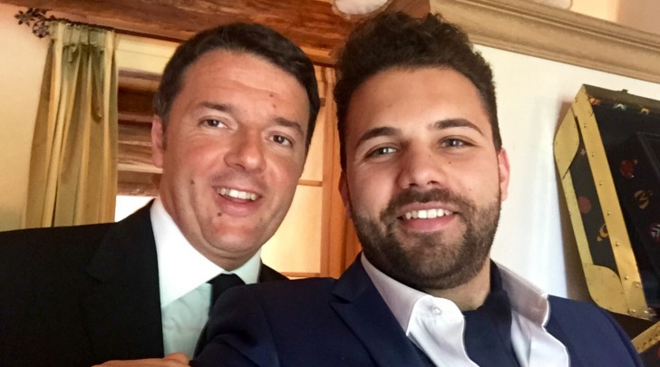Aleandro Mariani ed il capo del governo Matteo Renzi
