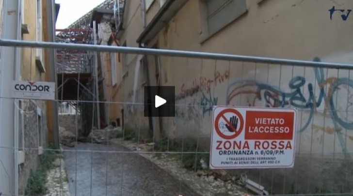 recinzione zona rossa