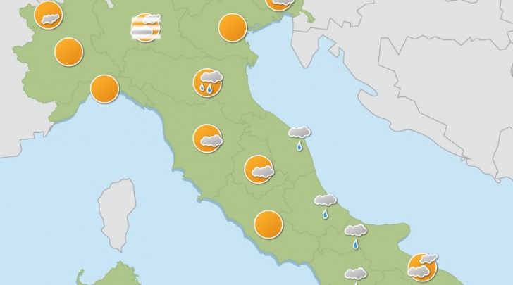 meteo fine settimana