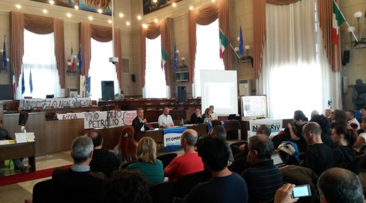 assemblea sblocca italia - foto da ansa