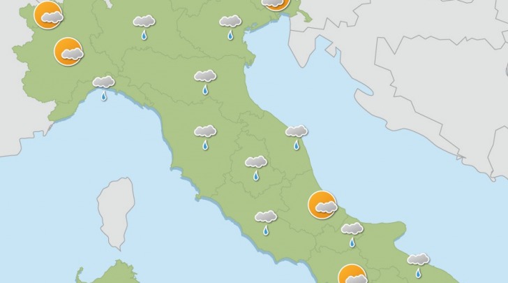 meteo lunedì e martedì