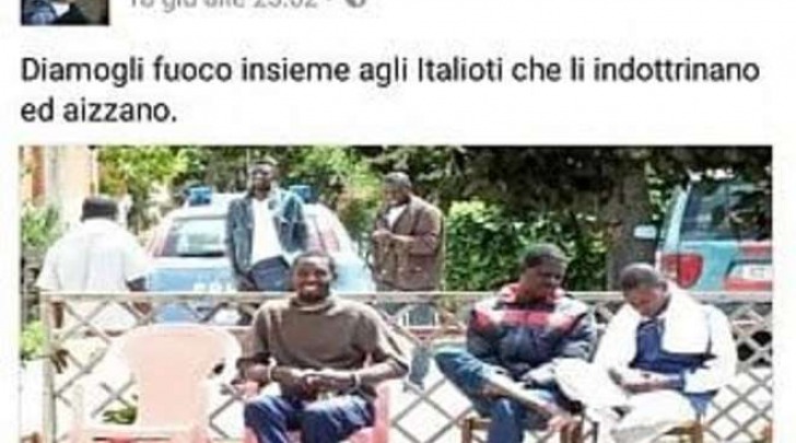 Migranti, frasi choc su fb del dirigente polfer