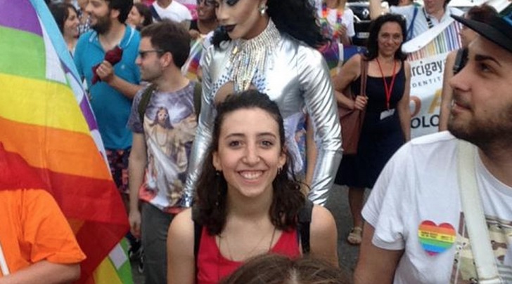 Giulia Innocenzi al Gay Pride Twitter