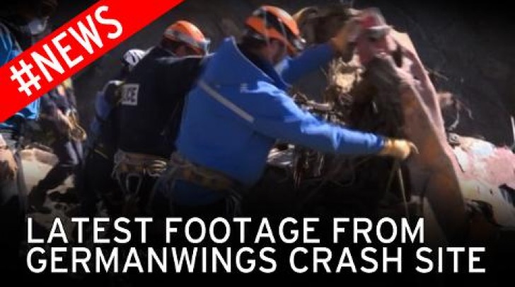 Disastro Germanwings, foto da video