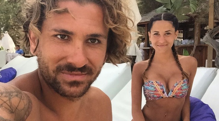 Alessio Cerci e la moglie Federica Ricciardi a Ibiza su instagram