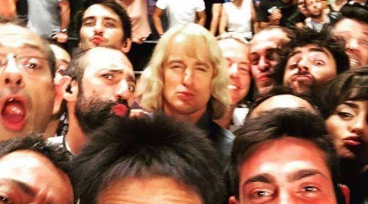 Ben Stiller, selfie sul set di Zoolander a Roma