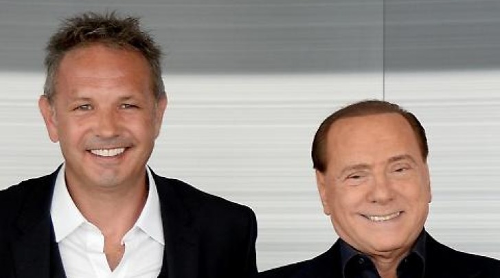 Sinisa Mihajlovic e Silvio Berlusconi