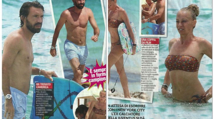 Andrea Pirlo e Valentina Baldini a Miami (Novella2000)