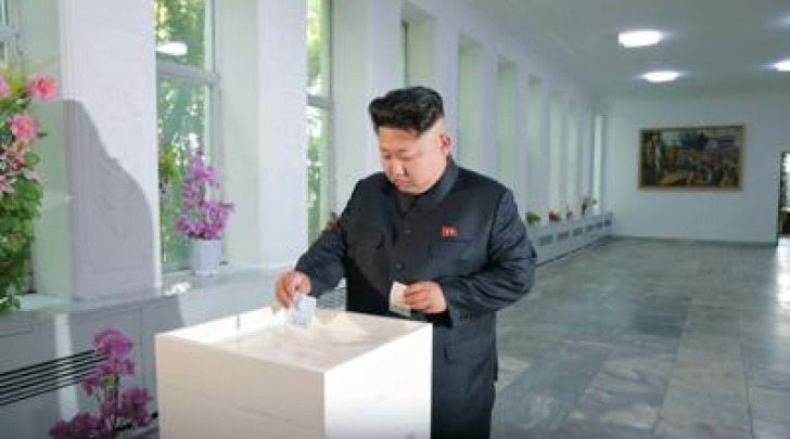 Kim Jong-un voto Corea del Nord