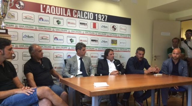 conferenza stampa l'aquila calcio