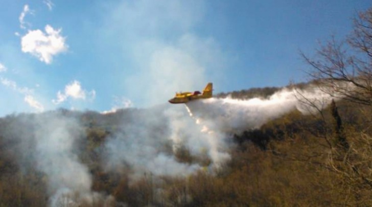 canadair in azione