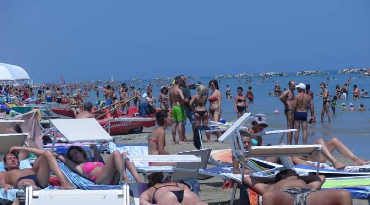 caldo record spiagge italiane