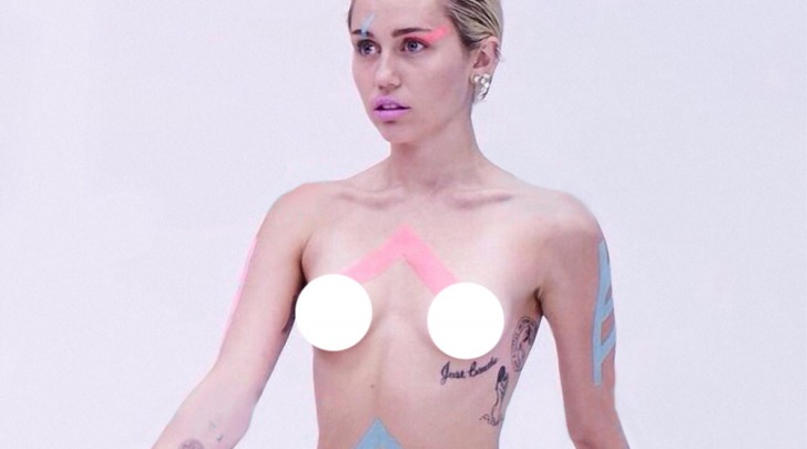 Miley Cyrus Tutta Nuda